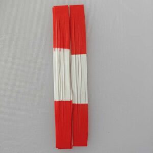 S1739 White Red Firetips